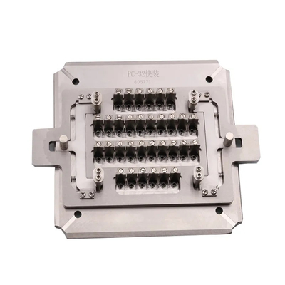 Montage SS304 de polissage optique de fibre approprié au connecteur de FC UPC