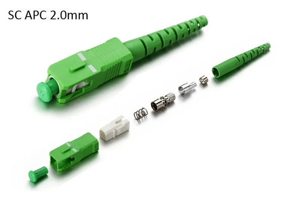 Sc UPC RPA de simplex de fibre optique de connecteur d'OEM 3mm de FTTH double