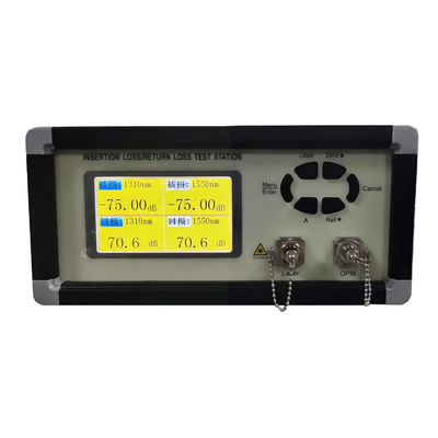 machine optique d'appareil de contrôle de perte de retour d'insertion de fibre de haute précision de 3kg EXW FTTH AC260V