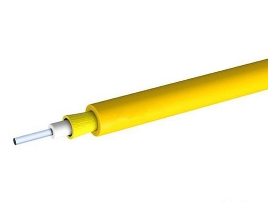 Câble à fibre optique LSZH jaune 1 conducteur pour des connexions fiables et constantes