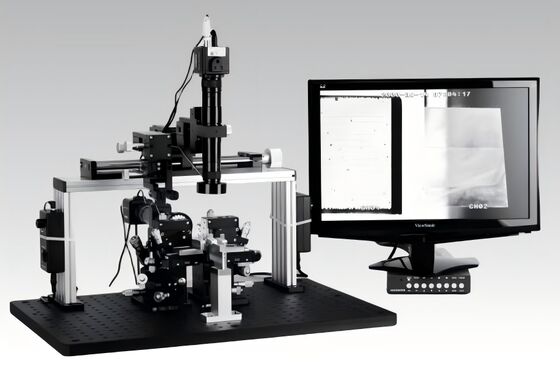 CLX Haute précision ± 0,1 μm PLC à sept axes Système d'accouplement optique en paire automatique Équipement d'alignement de fibres pour la communication optique