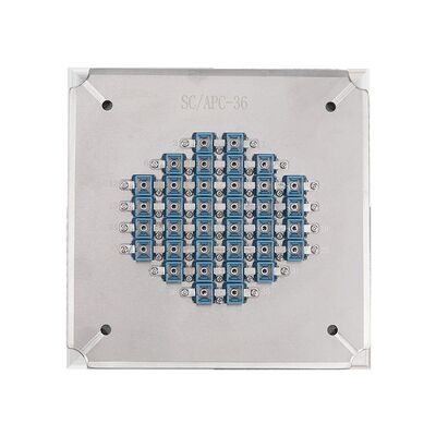 36 positions Jig de polissage à la fibre optique avec acier inoxydable durci S2316 pour APC Perte de retour ≥ 60 dB