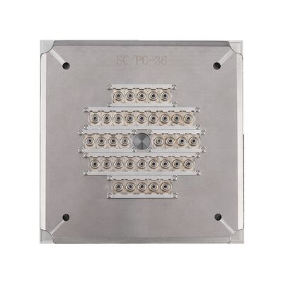 36 positions acier inoxydable haute efficacité FC UPC fixation de polissage pour fibre de connecteur polissage Jig