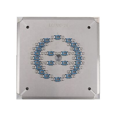 Faces de bout polies de haute qualité et données 3D LC APC Fixture de polissage à la fibre optique avec construction en acier inoxydable durci