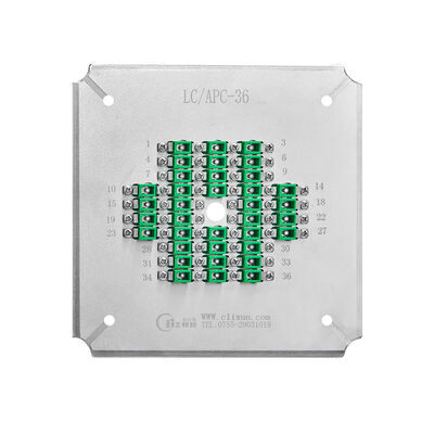 Fixe de polissage universel LC APC à 24 positions avec acier inoxydable S136 pour le polissage à haute efficacité en fibre optique