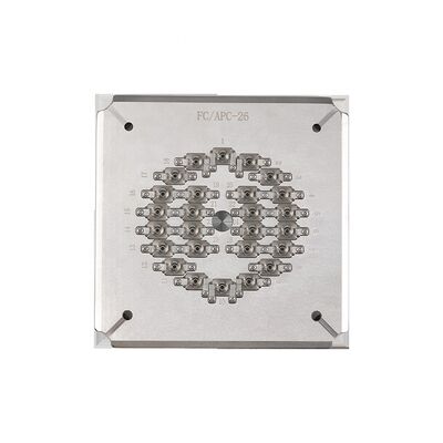 26 Port FC APC Fixtures de polissage à la fibre optique avec acier inoxydable S136 trempé et compression indépendante