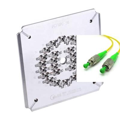 26 Port FC APC Fixtures de polissage à la fibre optique avec acier inoxydable S136 trempé et compression indépendante
