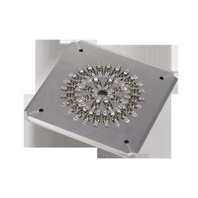 32 Ports FC PC Fixe de polissage de connecteur en fibre optique avec acier inoxydable trempé S136 et structure IPC