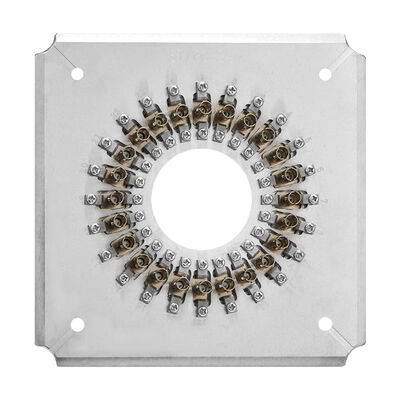 ST Fixtures de polissage de connecteurs en fibre optique 24/32 avec acier inoxydable trempé S136 pour un rendement élevé et une perte d'insertion ≤ 0,20 dB