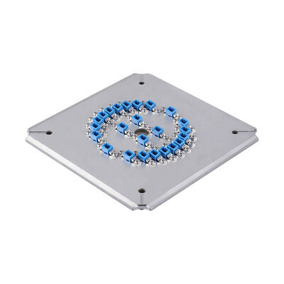 L'appareil de polissage LC-APC à 24 cœurs en acier inoxydable S2316 pour le polissage à haute efficacité en fibre optique