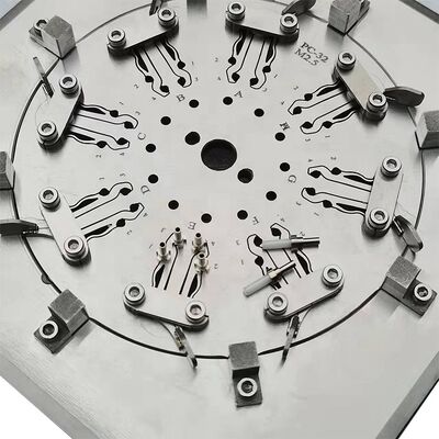 32 Fixtures de polissage en acier inoxydable dur pour ferrule en fibre optique avec une perte d'insertion ≤ 0,20 dB