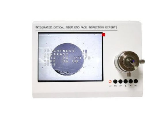 microscope d'inspection de fibre d'Endface de machine de fabrication de corde de correction de fibre de 10000Hours 400X