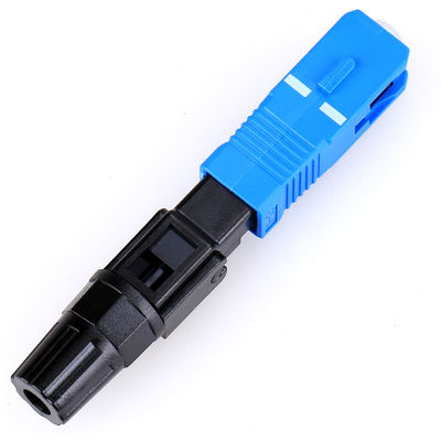 Fiabilité élevée rapide optique chaude de Sc UPC de connecteurs de fibre d'Assemblée de champ de fonte de FTTH