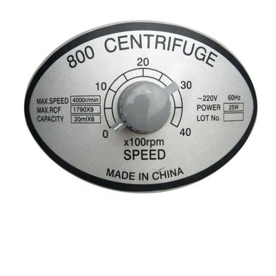 centrifugeuse à grande vitesse de bureau de machine de fabrication de corde de correction de la fibre 400-4000Rpm