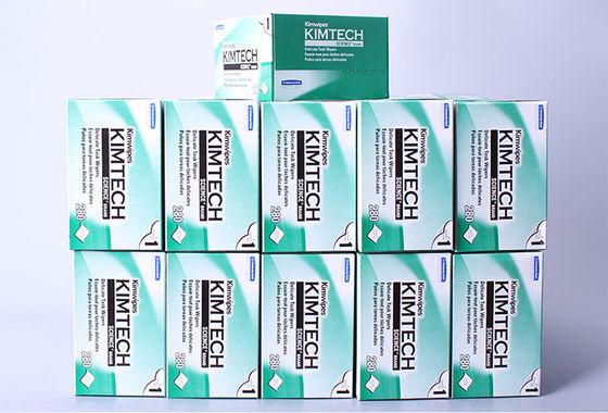 Outils protégés de la poussière de câble optique de fibre nettoyant les chiffons 280PCS/Box fortement absorbant