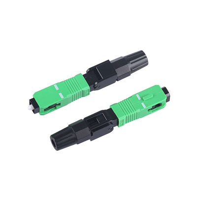 Connecteurs rapides optiques installables sur place bleus de fibre de Sc UPC pour WAN LAN