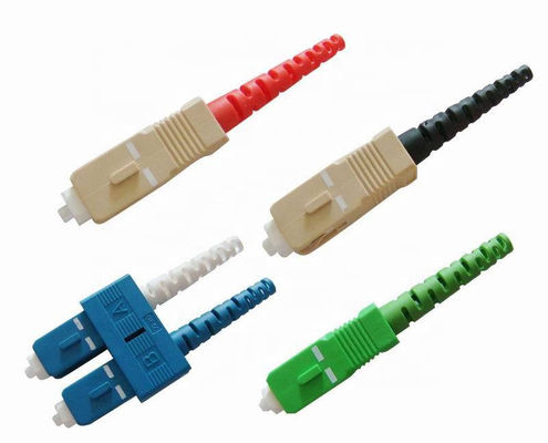 Connecteur de Sc des connecteurs RPA de corde de correction de fibre multimode de multimédia