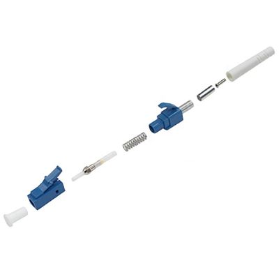 conformité du SM LC UPC ROHS des connecteurs SX de corde de correction de fibre de 3.0mm