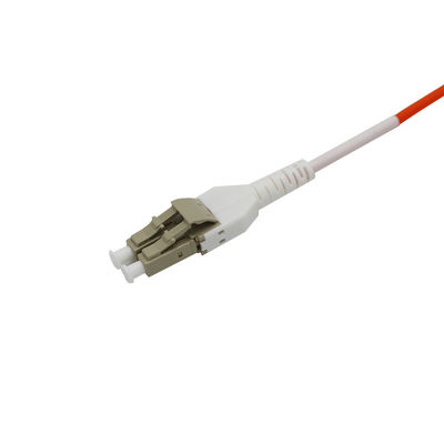 Connecteur duplex optique du câble LC de la fibre SM/OM3/OM4 pour la corde de correction blindée