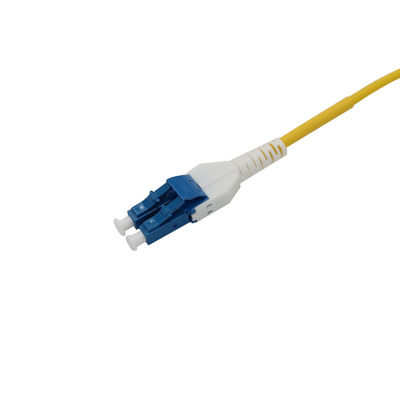 Connecteur duplex optique du câble LC de la fibre SM/OM3/OM4 pour la corde de correction blindée