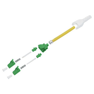 Tirez le connecteur DX LE millimètre OM3 OM4 3.0mm de la preuve LC Uniboot
