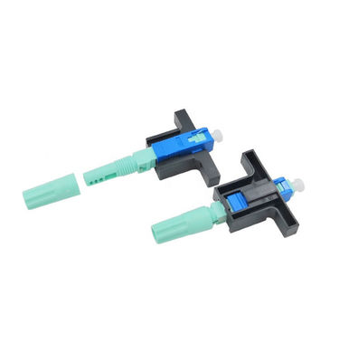 ISO9001 connecteurs rapides optiques de fibre de Sc UPC pour le câble de fibre de FTTH 0.9/2.0/3.0mm