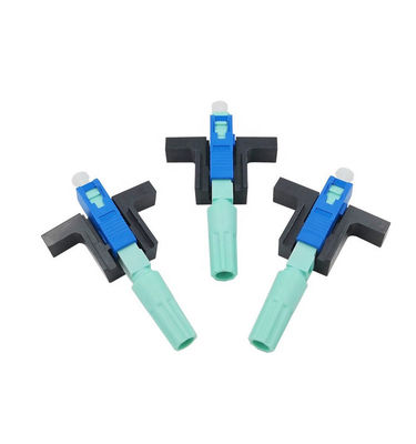 ISO9001 connecteurs rapides optiques de fibre de Sc UPC pour le câble de fibre de FTTH 0.9/2.0/3.0mm