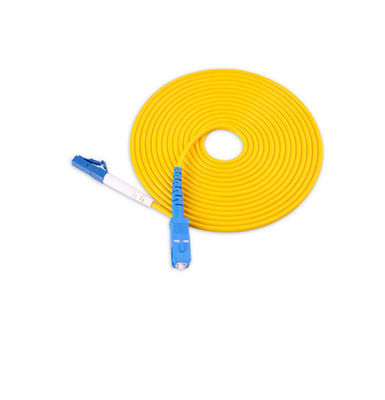 Pullover de LAN Single Mode Optical Fiber, corde de correction de fibre de Sc LC d'équipement de test