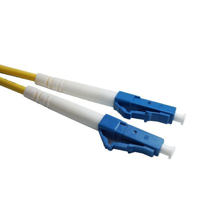 Le réseau optique de corde de correction de fibre de SM de LC UPC câblent la bonne échangeabilité de 0.9mm/2.0mm/3.0mm