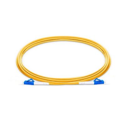 Le réseau optique de corde de correction de fibre de SM de LC UPC câblent la bonne échangeabilité de 0.9mm/2.0mm/3.0mm