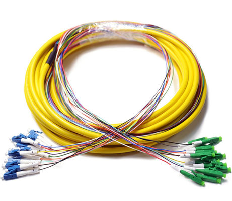 1-3M LC à la corde de correction de fibre de LC, corde de correction recto de câble d'évasion de guêpe