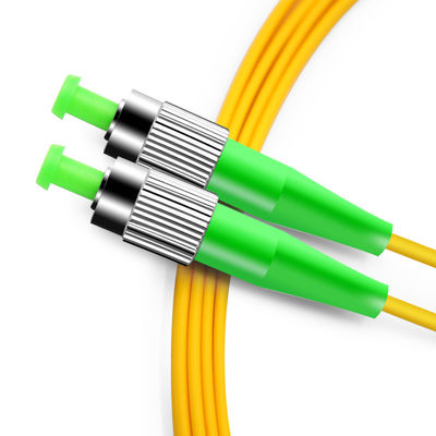 La correction optique recto de fibre de SM 9/125 Zipcord attachent FC RPA pour le réseau de FTTH FTTB FTTX