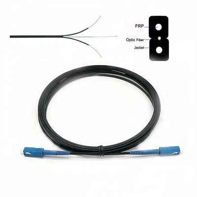 La correction optique recto de fibre de mode unitaire attachent la perte de rendement élevé de câble d'interface de SC/UPC