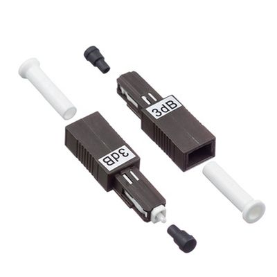 MU/UPC le mode unitaire optique 1dB 25dB d'atténuateur de fibre de Ftth d'embases