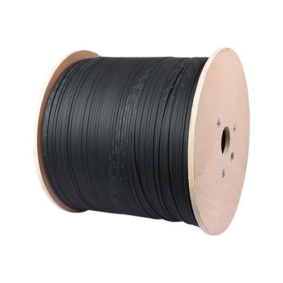Correction optique de fibre de LSZH/PVC attacher le câble d'interface de Ftth de tambour de contreplaqué du câble 1/2/3km