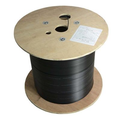 Messager en acier extérieur Wire, G657 FTTH 2 4 de FRP 1 câble optique de fibre de noyau