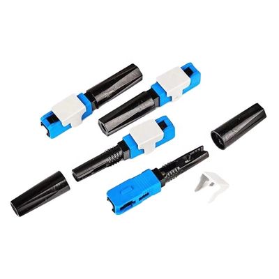 50mm rapides branchent les connecteurs de fibre, connecteur rapide de Sc RPA pour le câble d'arc de baisse de FTTH