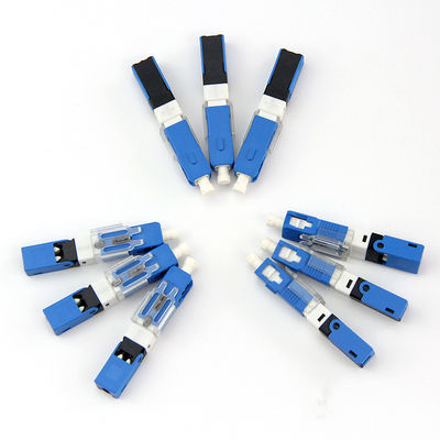 0.3dB Max Loss Optical Fiber Connector, cable connecteur rapide de Ftth de câble de télécom