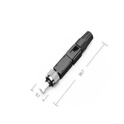 Connecteur rapide optique du PC RPA de la fibre FC de champ de FTTH pour la télécommunication