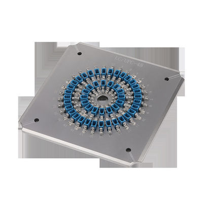 Gabarit polonais de polissage optique du montage s136 de PC des connecteurs LC de fibre 48