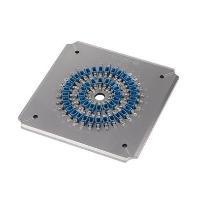 Gabarit de polissage de montage de 48 ports LC UPC résistant à l'usure pour le connecteur optique de fibre