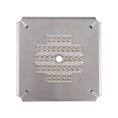 Jig de polissage à haute densité en fibre optique, 36 ports FC APC Connector Polishing Holder
