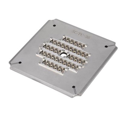 Jig de polissage à haute densité en fibre optique, 36 ports FC APC Connector Polishing Holder