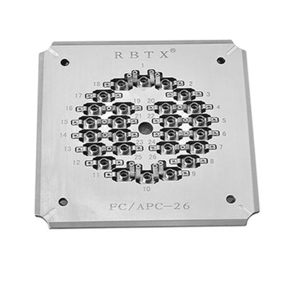 Support carré de polissage optique de montage de gabarit de fibre du PC RPA de St de Sc FC de LC