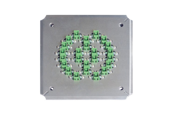 24 aciers inoxydables de gabarit polonais gauche de Sc RPA pour la fibre optique de connecteur de Sc RPA