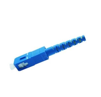 Connecteurs PBT de corde de correction de fibre de PC de Sc pour le réseau de FTTH FTTB FTTX