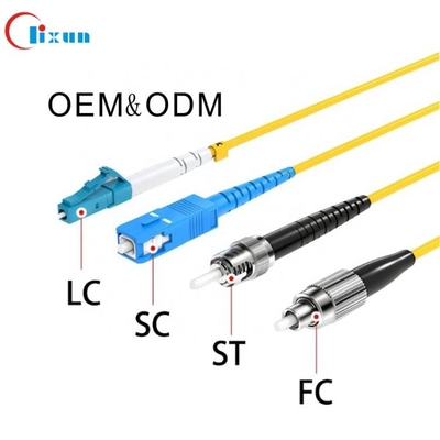 Sc optique recto UPC RPA de la corde de correction de fibre de 3meters 3.0mm G652D